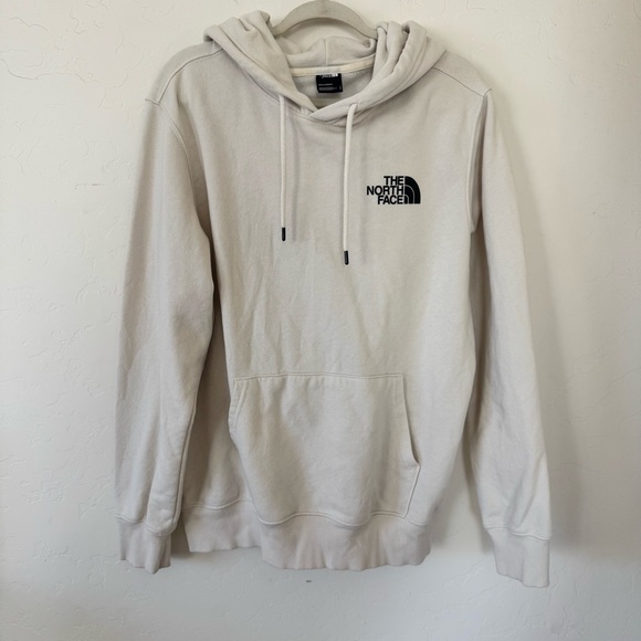 The North Face Men's Cream Hoodie Size L - Picture 3 of 12